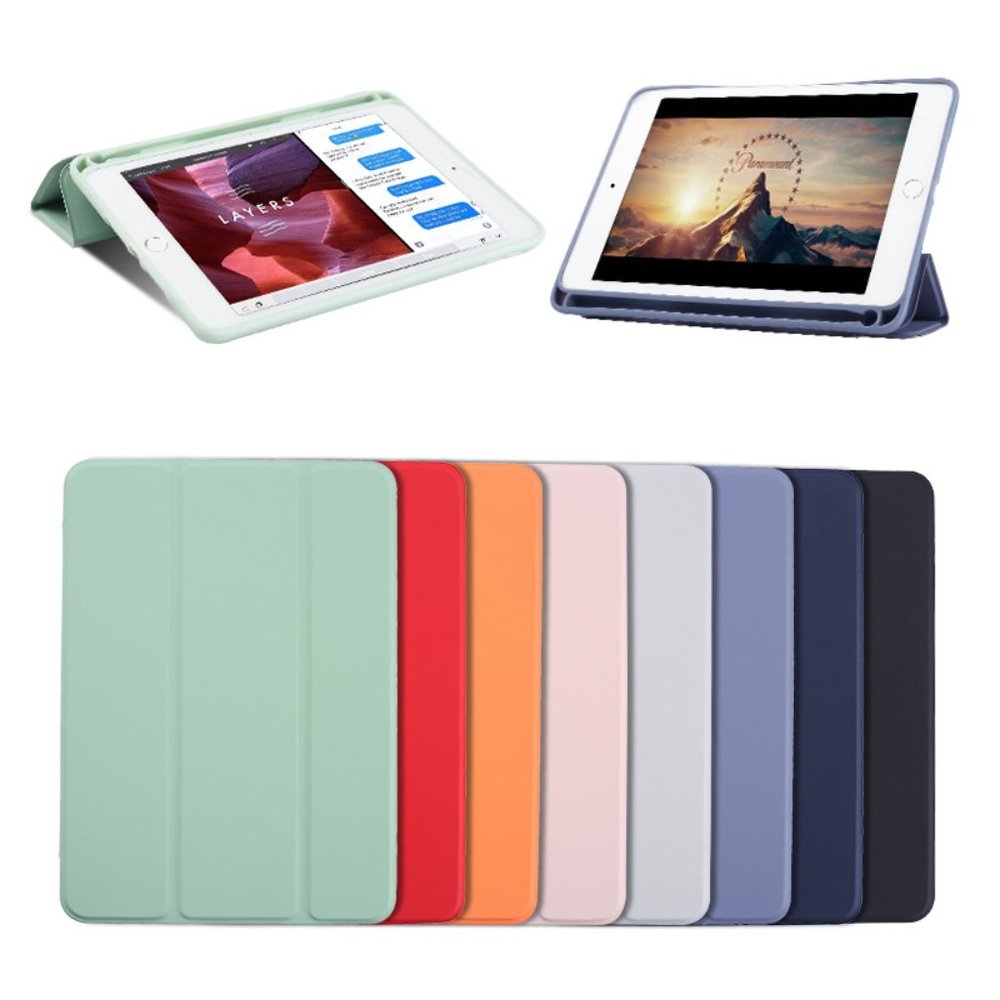 ipad10.2 protective case Pro3 pen slot soft shell air4 leather case apple mini56